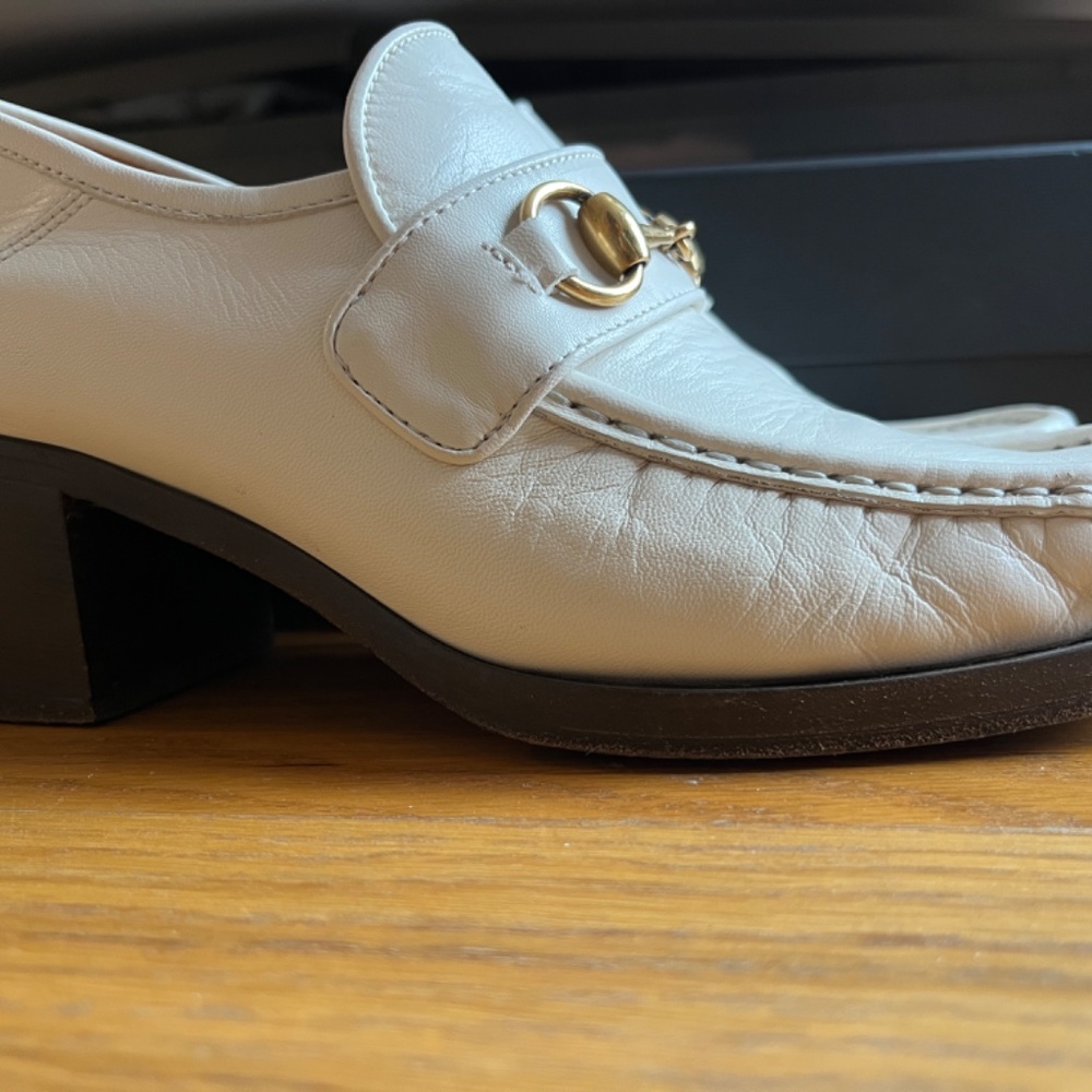 Gucci Vegas 1955 Horsebit Block Heeled Loafers - Picture 7 of 11